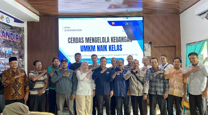 Cerdas Kelola Keuangan, Kunci UMKM Belitang Naik Kelas Bersama PTBA