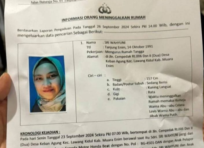 Diduga Cekcok, Istri di Lawang Kidul Ini Pergi Tinggalkan Rumah