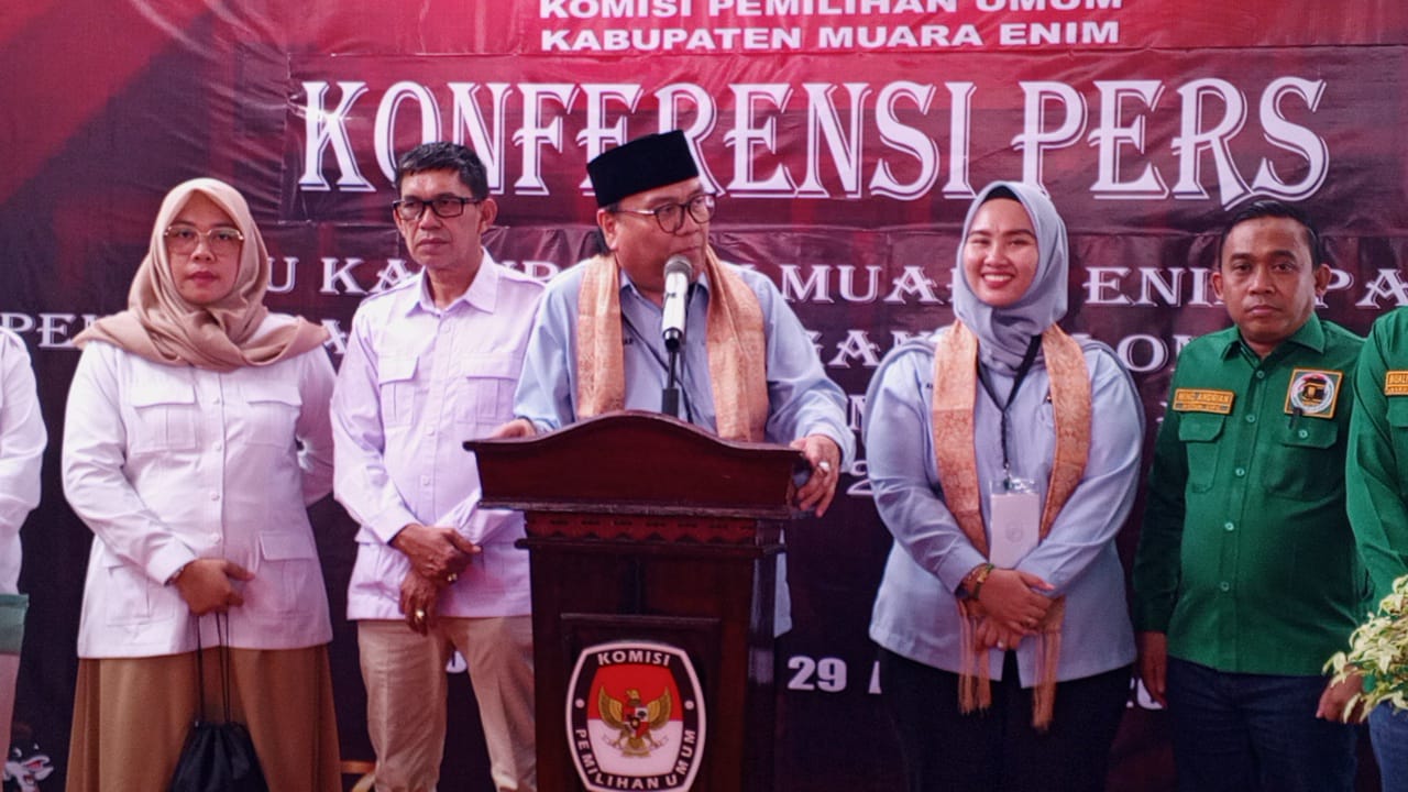 Berkas Diterima KPU Muara Enim, Nasrun Umar-Lia Anggraini Sebut Miliki Strategi Rahasia untuk Menang Pilkada