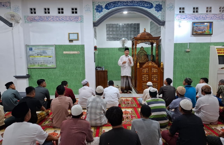 Awali Ramadan, Lapas Kelas IIB Muara Enim Gelar Salat Isya dan Tarawih Berjamaah