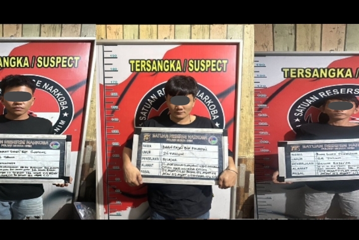 Satresnarkoba Polres Muara Enim Bongkar Peredaran Sabu di Rumah Kontrakan