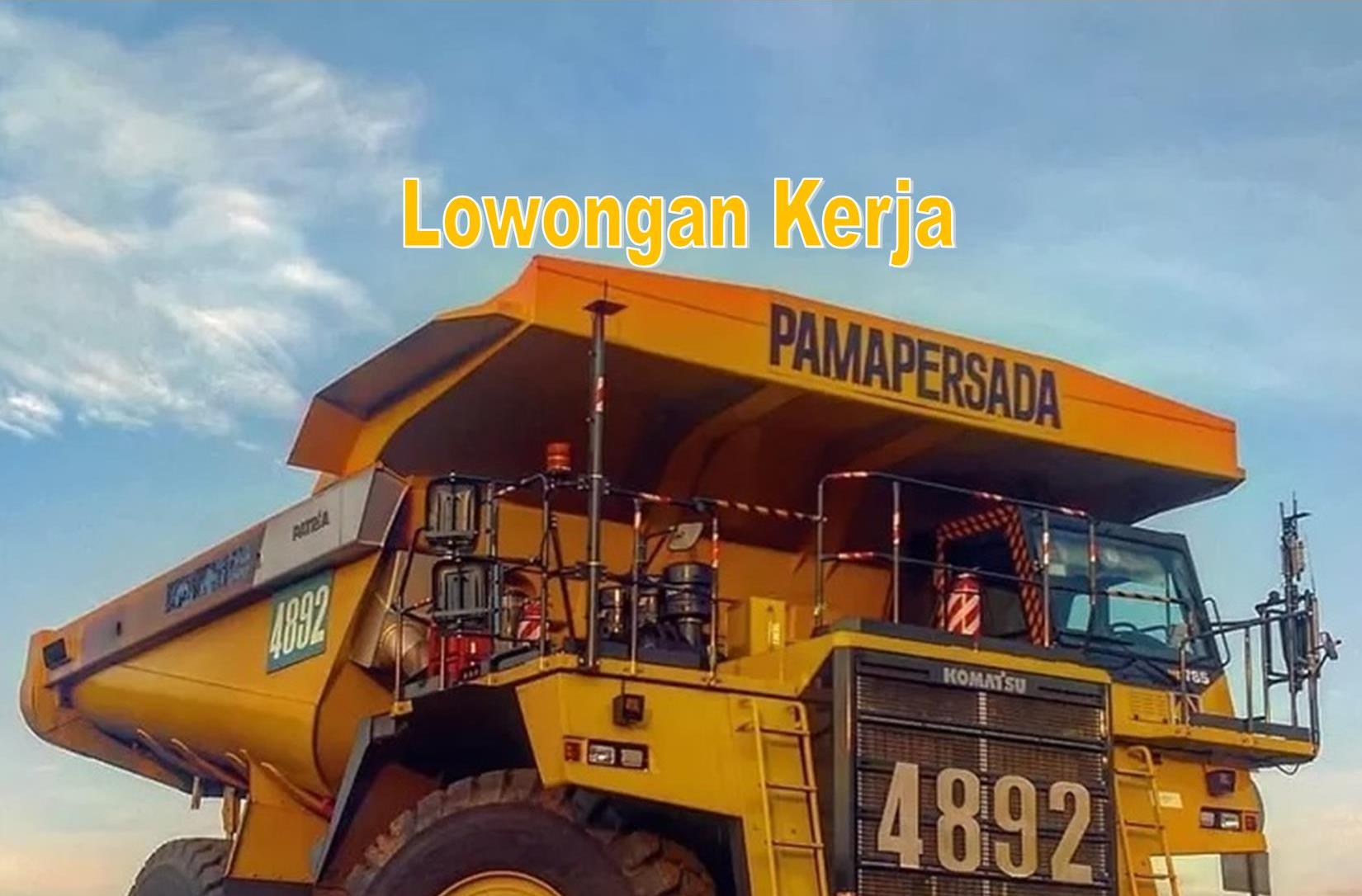 Lowongan Kerja di PT Pamapersada Nusantara, Pendaftaran Dibuka Sampai 31 Juli 2023, Ini Persyaratannya