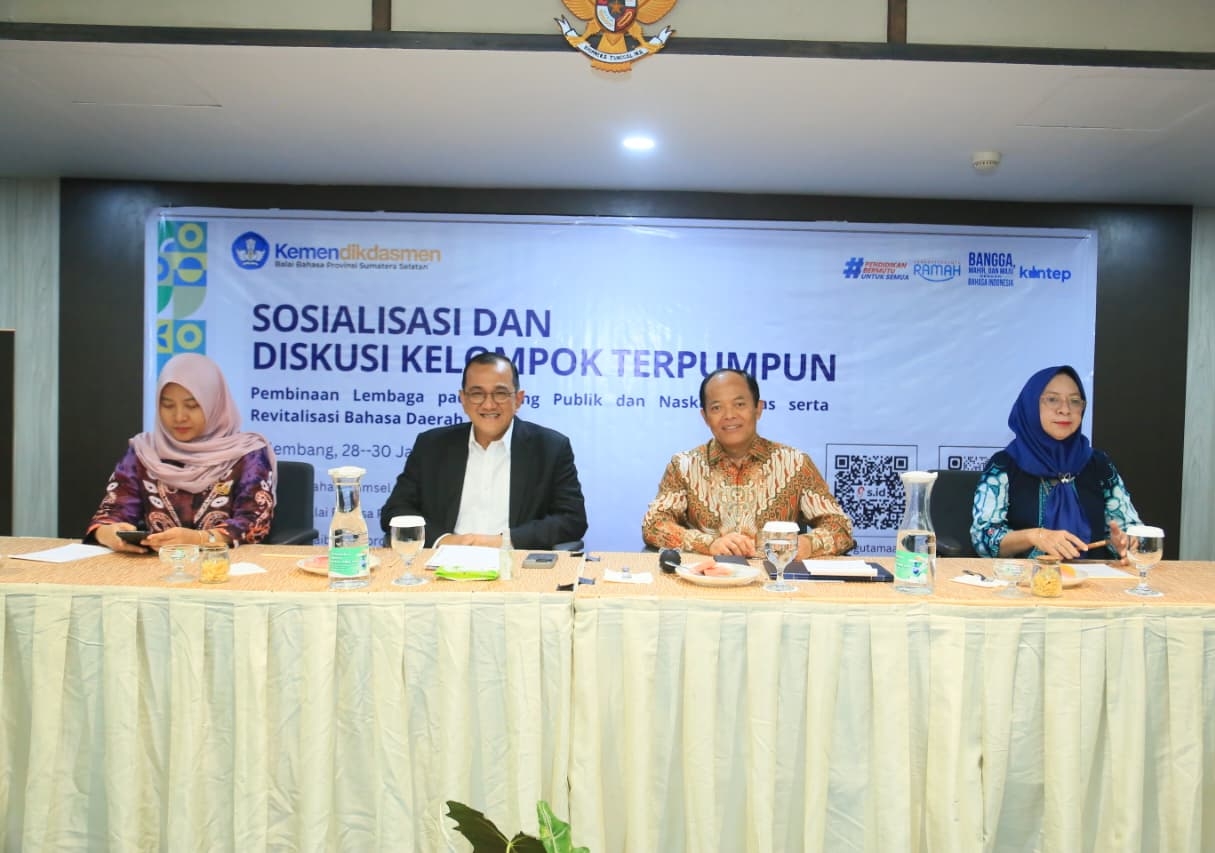 Sekda Sumsel Tekankan Revitalisasi Bahasa Daerah dan Tertib Bahasa di Ruang Publik