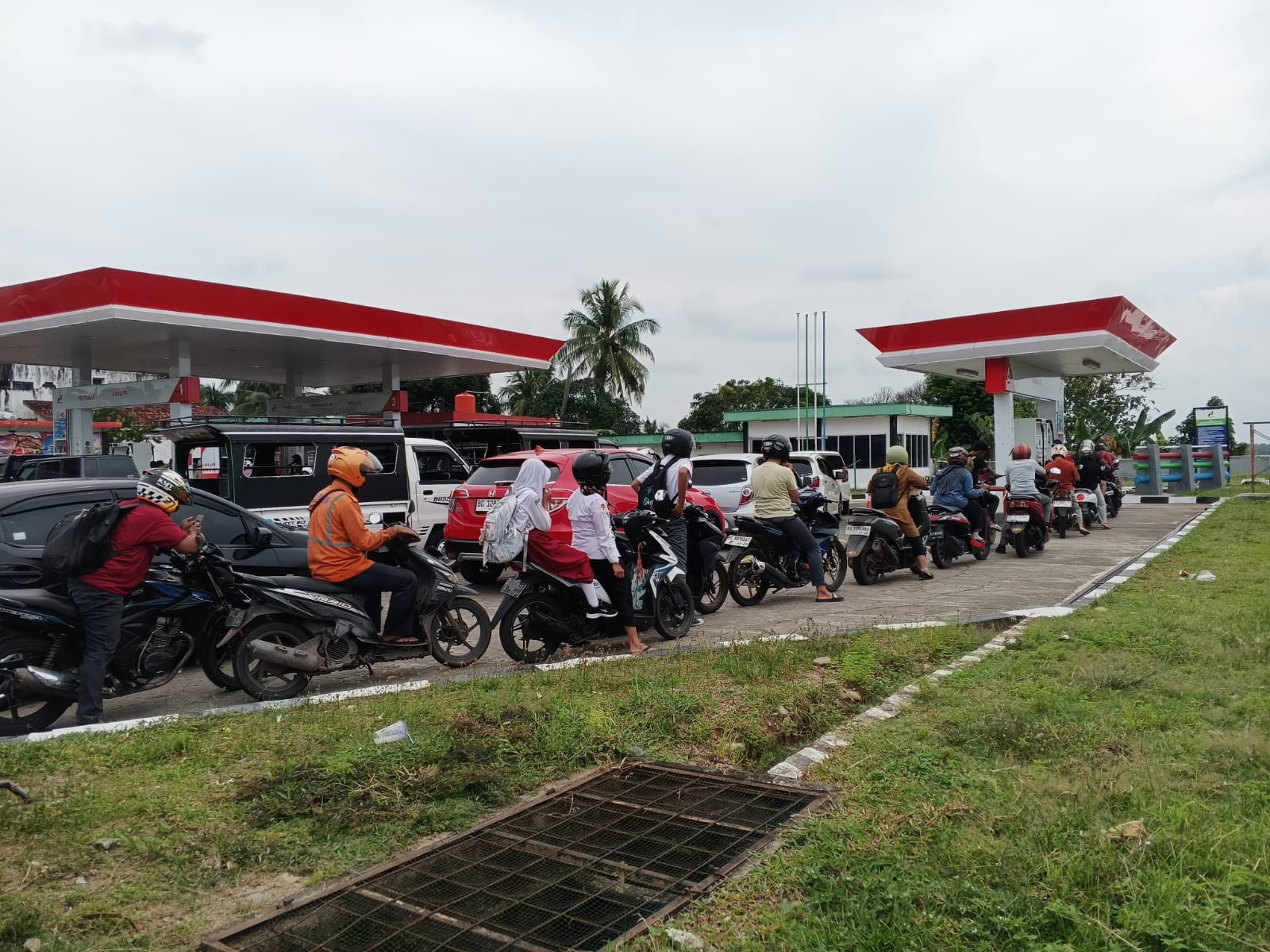 SPBU Muara Enim Tolak Tegas Oknum Pengepok BBM, Pantau Melalui Rekaman CCTV