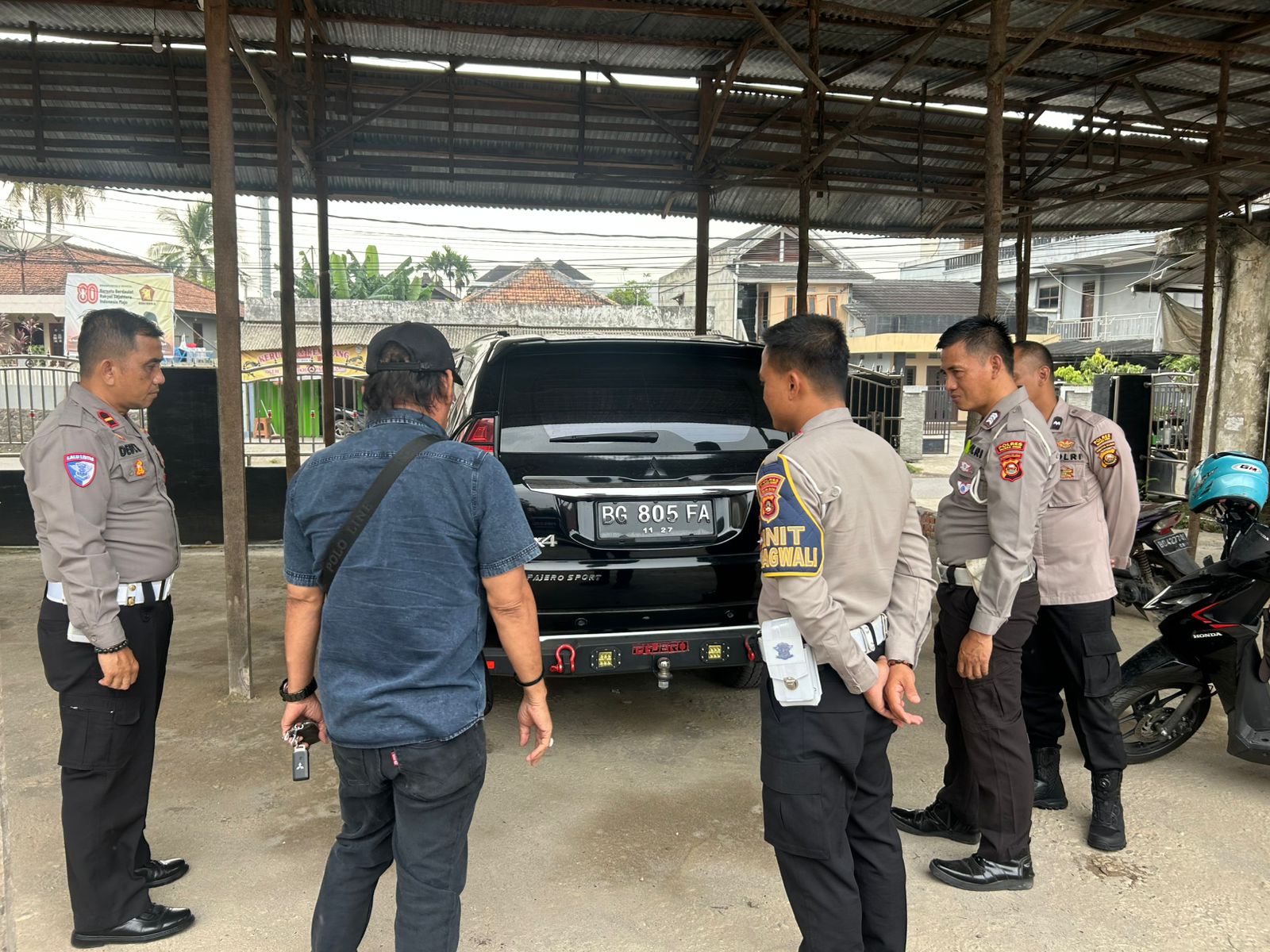 Viral Lampu Rem Pajero Sport Bikin Silau Pengendara Lain, Satlantas Polres Muara Enim Beri Tindakan Tegas