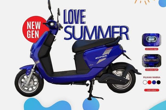 Desainnya Futuristik dan Trendy! Sepeda Motor Listrik Uwinfly Love Summer Dibanderol Kurang dari Rp9 Jutaan