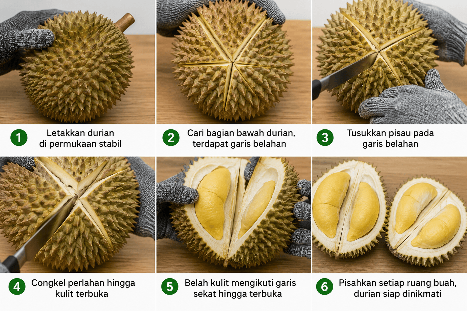 Anti Tangan Terluka! Begini Cara Membuka Durian dengan Aman dan Mudah
