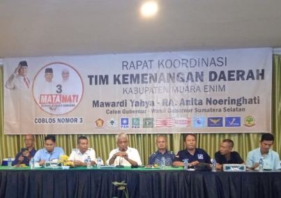 TKD Matahati Muara Enim Siap Dapatkan 70 Persen Suara di Kabupaten Muara Enim