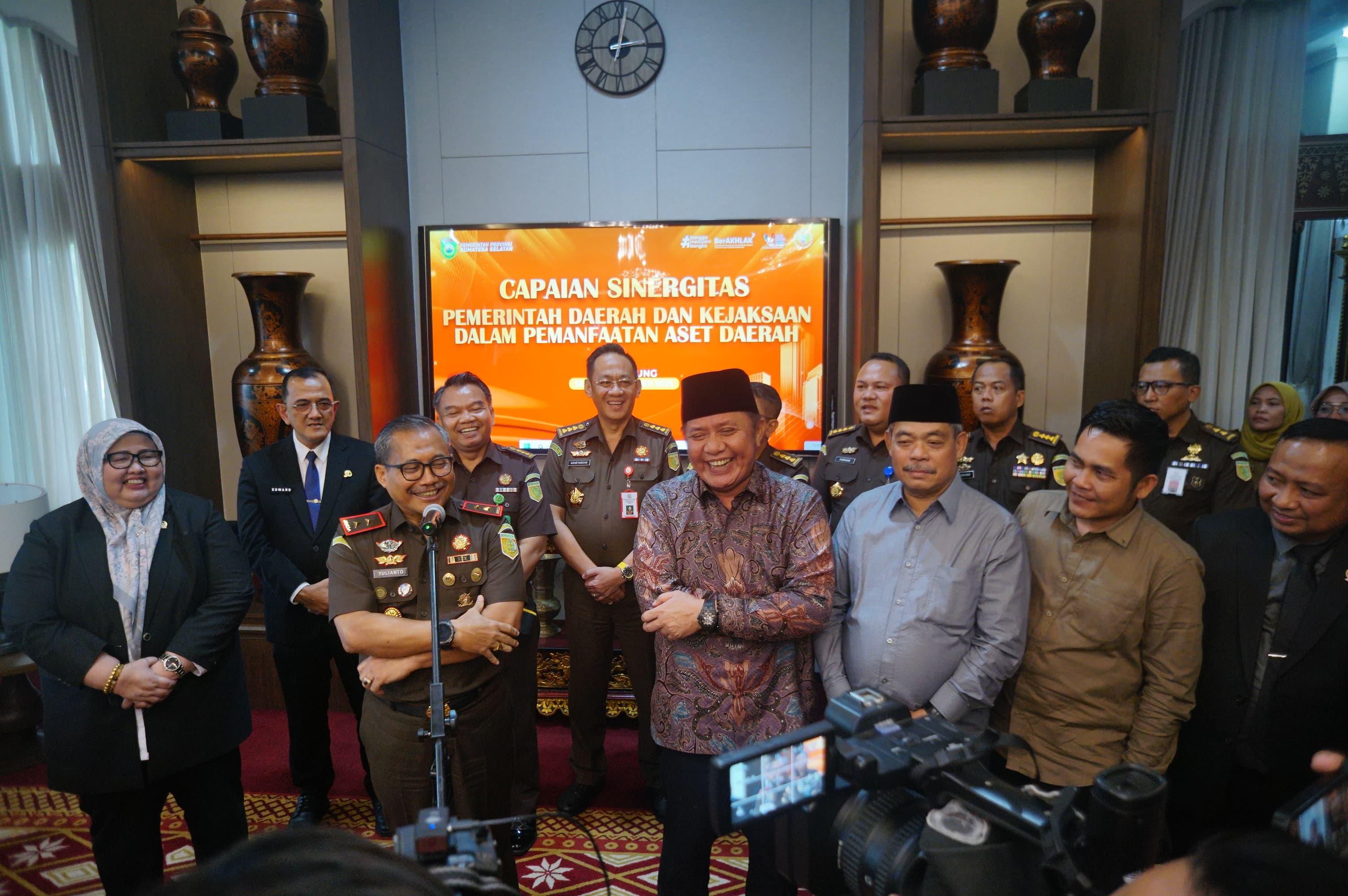 Gubernur Herman Deru Tegaskan Sinergi Pemda dan Kejati Kunci Selamatkan Aset Daerah