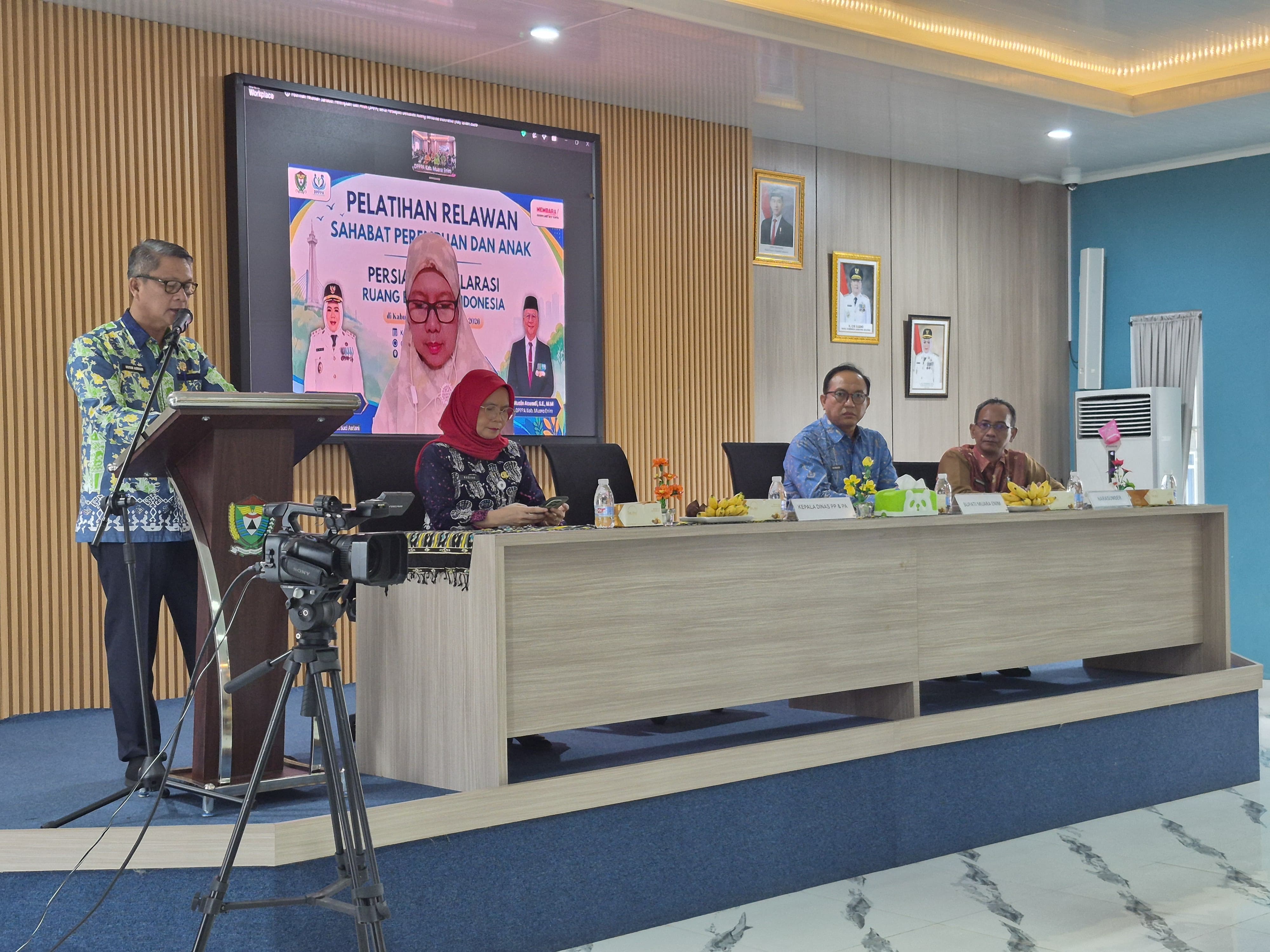 Muara Enim Perkuat PPA Lewat Pelatihan Relawan