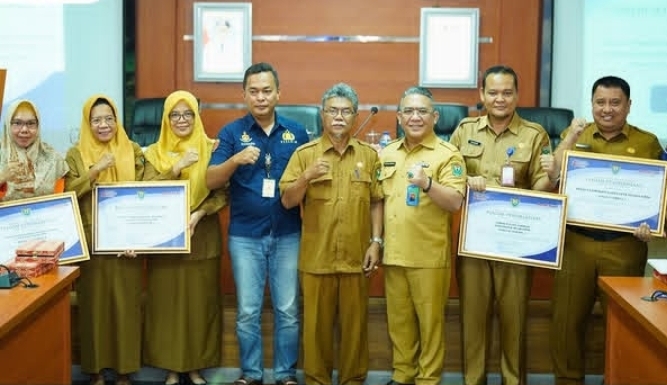 Wujudkan Tata Kelola Kearsipan yang Baik, Pemkab Muara Enim Tandatangani Komitmen Bersama