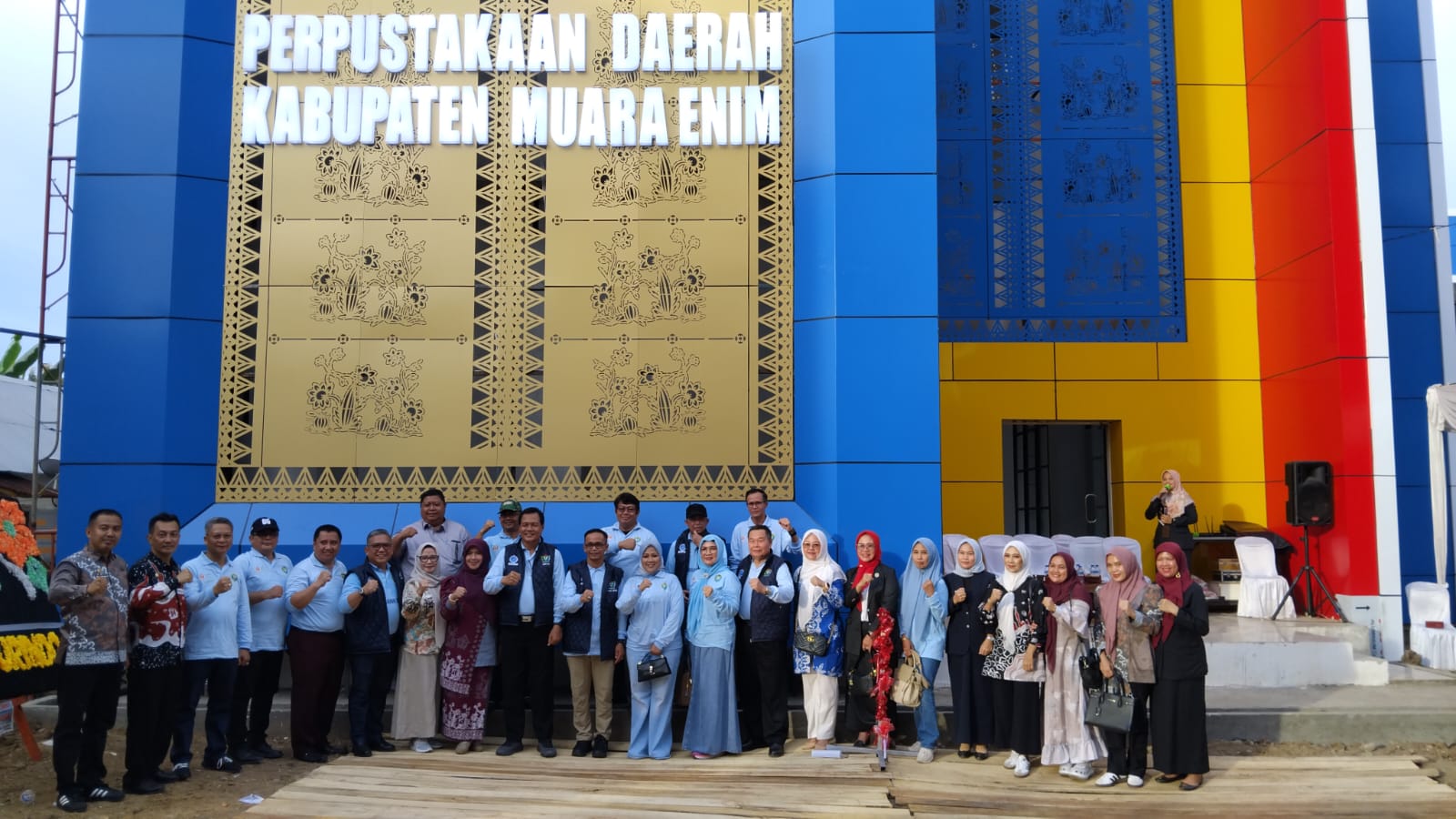 Soft Launching Gedung Dinas Perpustakaan dan Kearsipan Muara Enim: Ubah Visual 'Berhantu' jadi Gedung Megah