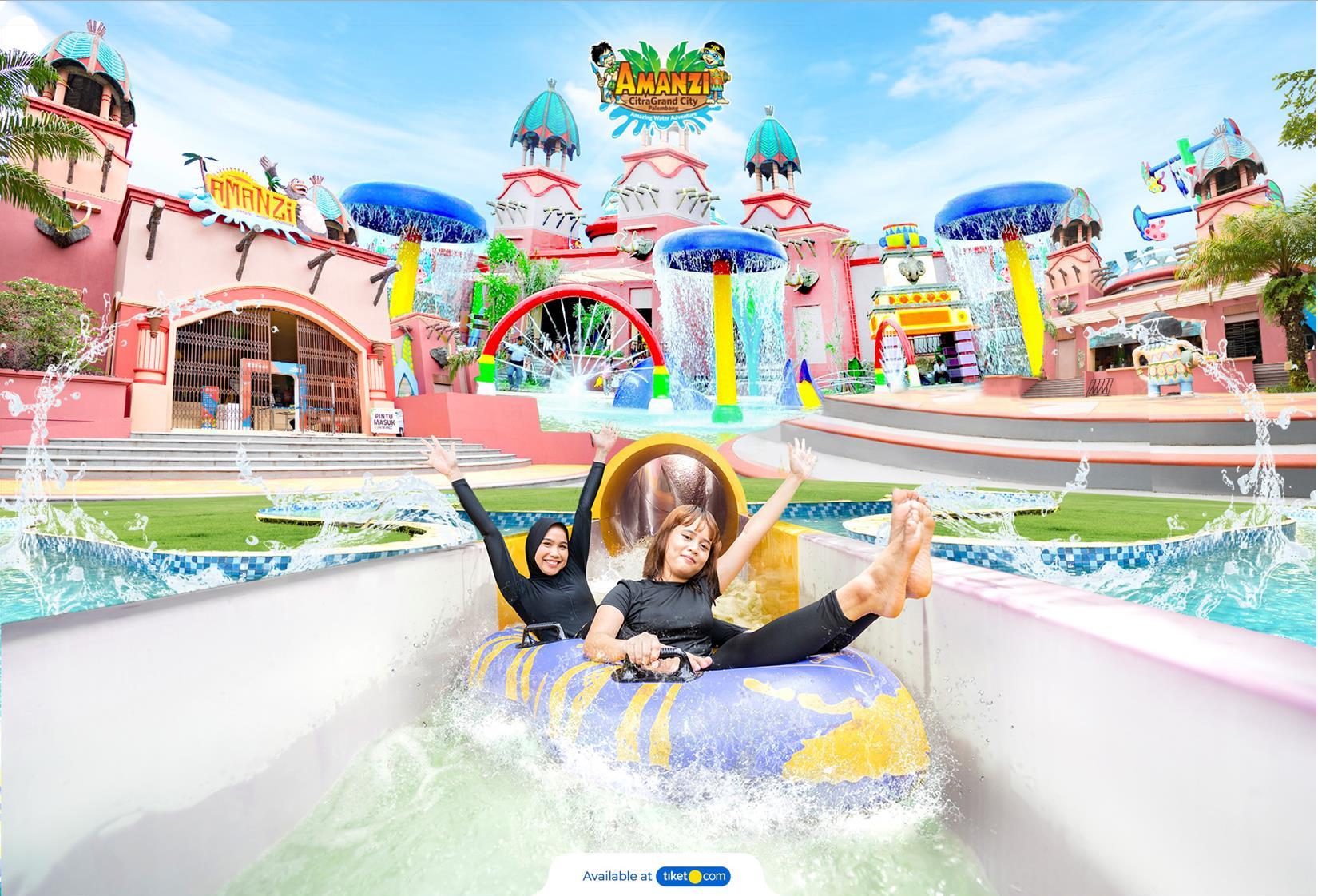 Yuk, Wisata Air ke Amanzi Waterpark, Ada Promo Tiket Spesial Juni 2023 Lho