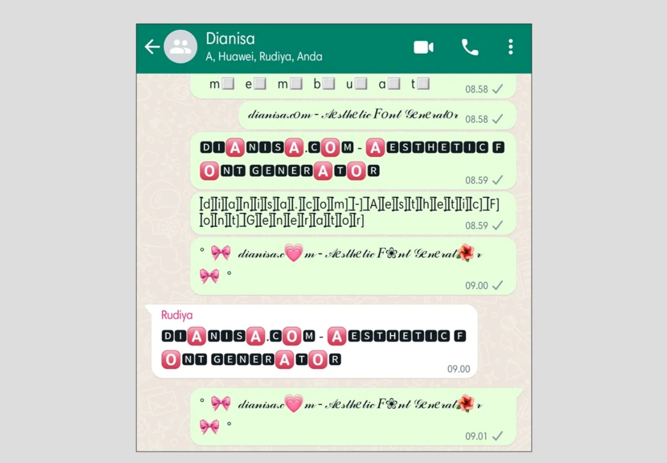 Ingin Text Aesthetic Terlihat Keren di Smartphonemu? Begini Caranya