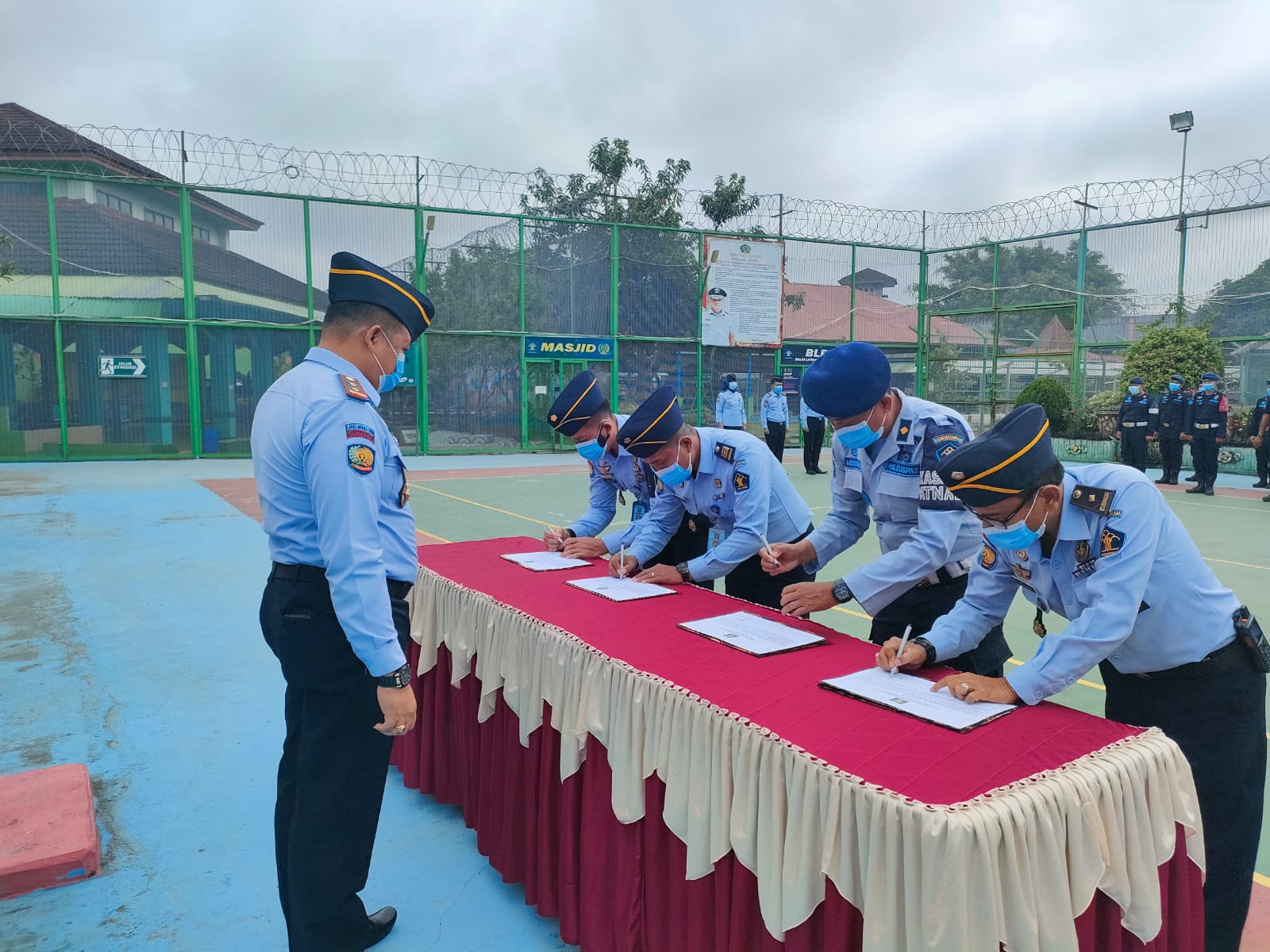 Dalam Rangka Mewujudkan Netralitas Pemilu, Ini yang Dilakukan Lapas Muara Enim Sumsel