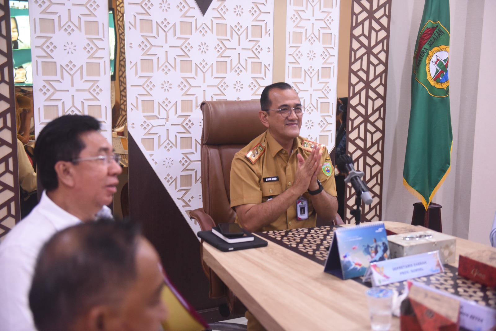 Dorong Akses Keuangan Inklusif, Sekda Sumsel Ikuti Asesmen TPKAD Award 2025