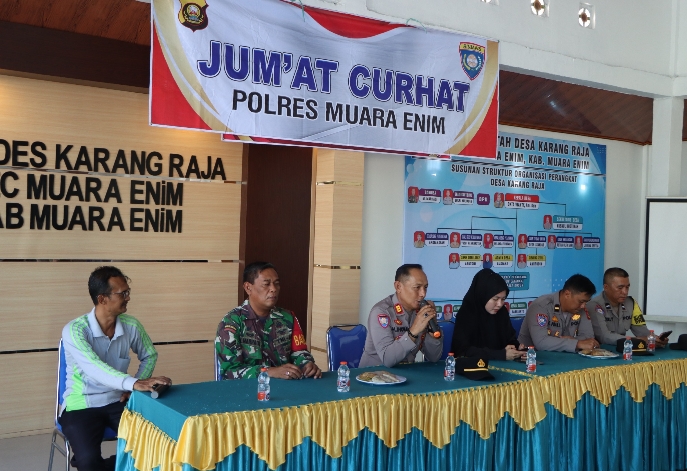 Polres Muara Enim Ajak Warga Tingkatkan Keamanan Lingkungan dan Ketahanan Pangan