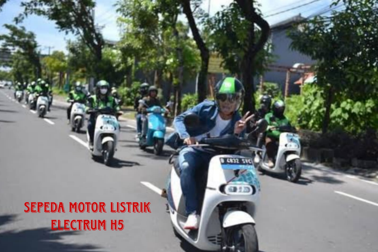 Sepeda Motor Listrik Electrum H5! Harga Terjangkau, Sekali Cas Bisa Dipakai Touring Hingga Jarak 120 Km
