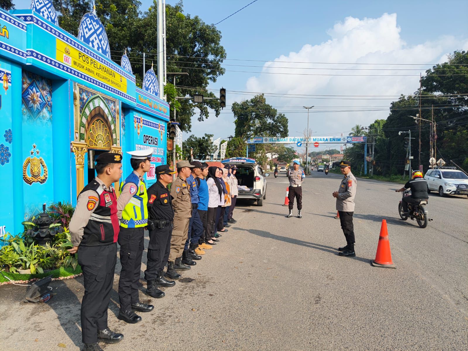 Polres Muara Enim Pastikan Arus Mudik Aman dan Nyaman