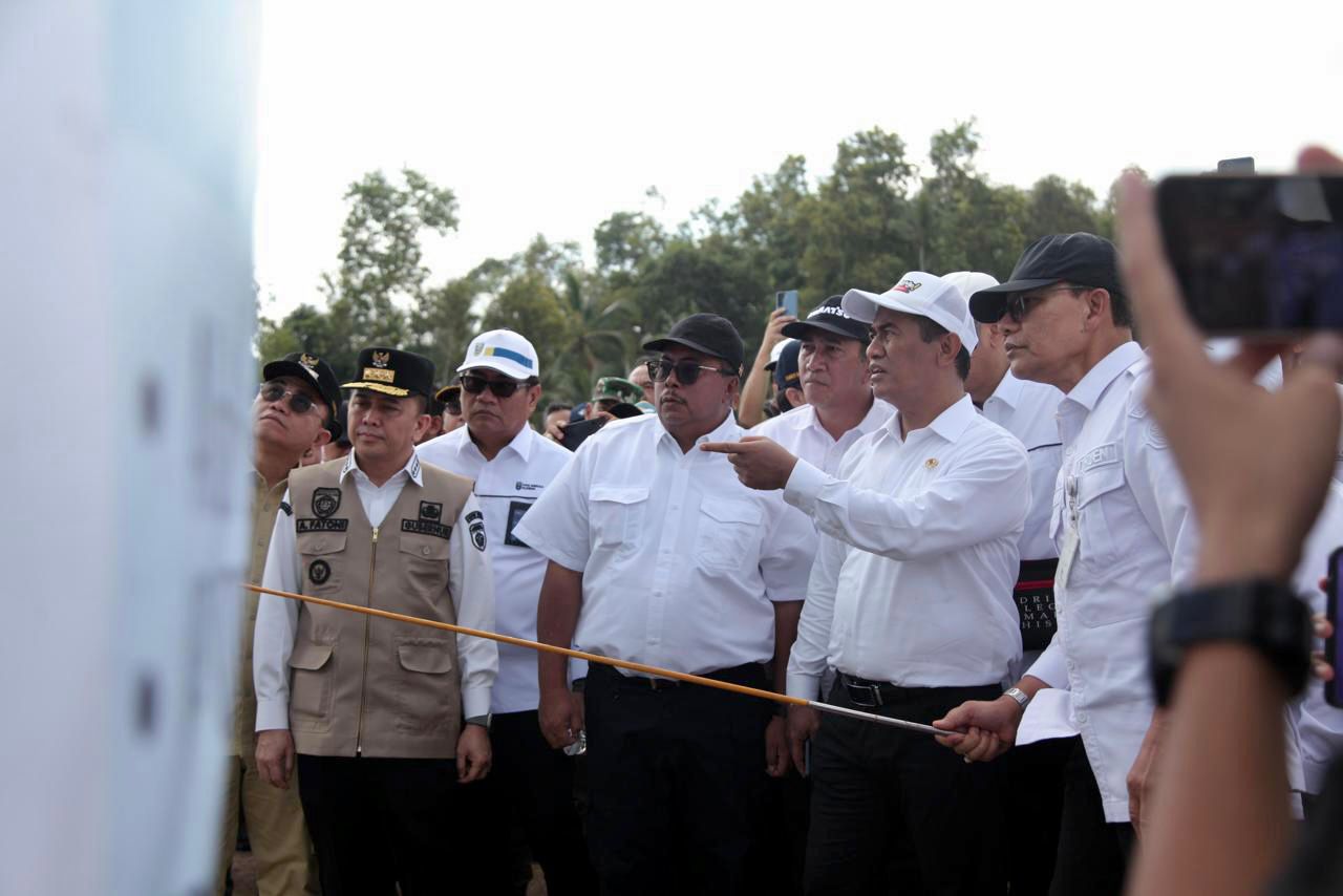 Menteri Pertanian Bersama Pj Gubernur Sumsel Upsus Optimalisasi Lahan Rawa di Banyuasin