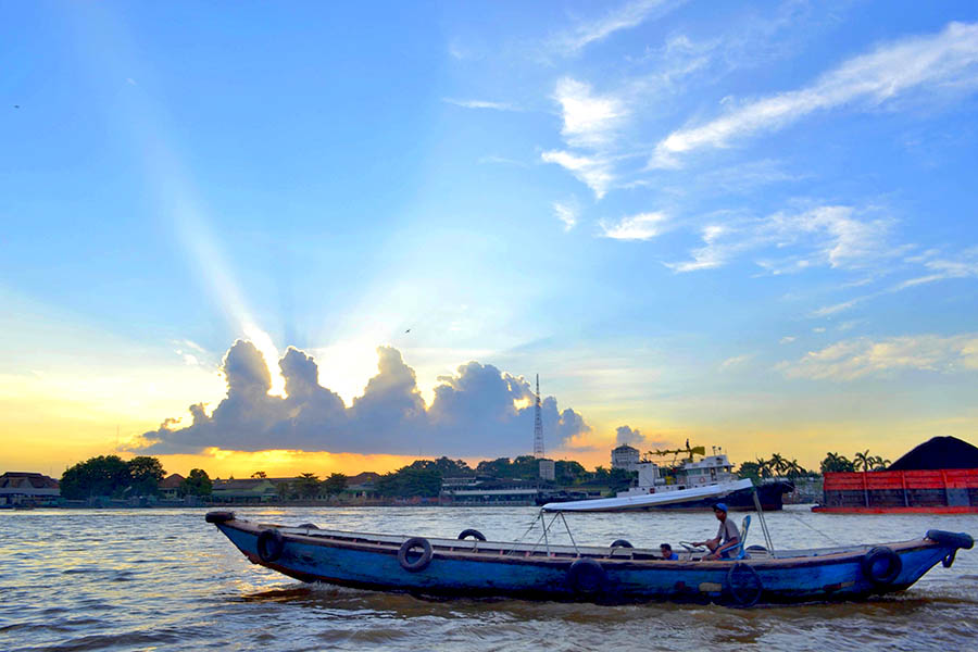 Empat Sungai Besar Melintasi Kota Palembang, Ada yang Tahu Sungai Apa Saja