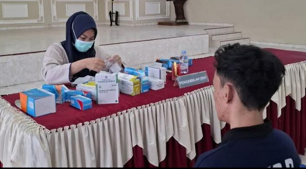 70 Warga Binaan Lapas Kelas IIB Muara Enim Terima Pengobatan Gratis
