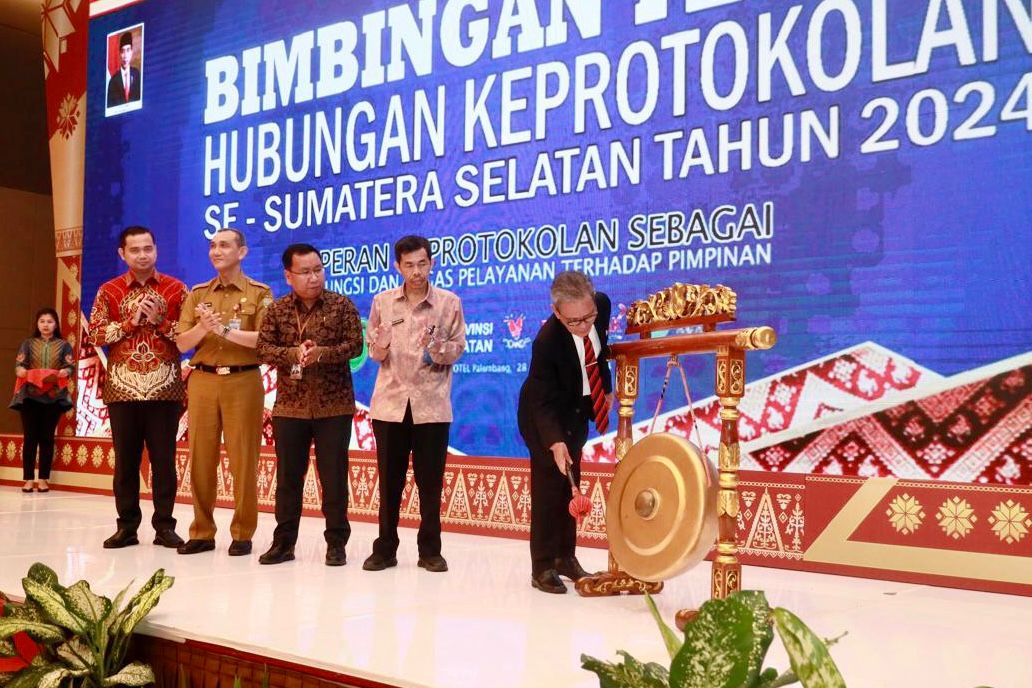 Pemprov Sumsel Gelar Bimtek Hubungan Keprotokolan Se-Sumatera Selatan