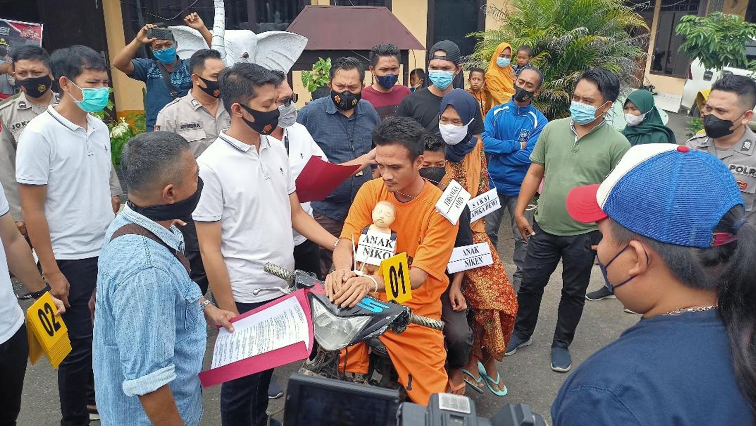 Sadis, Begini Antoni Habisi Nyawa Anak Tirinya