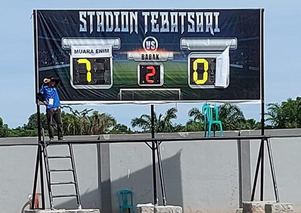 Cukur Musi Rawas 7-0, Muara Enim Juara Grup A