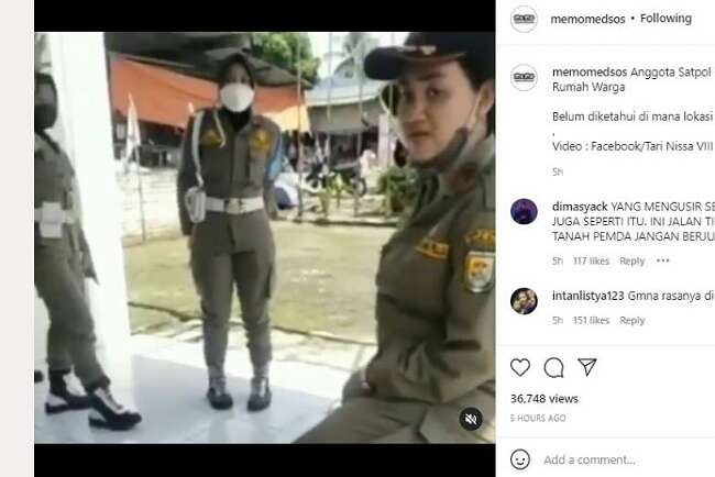 Viral! Warga Usir Satpol PP Saat Berteduh, Ternyata Ini Sebabnya