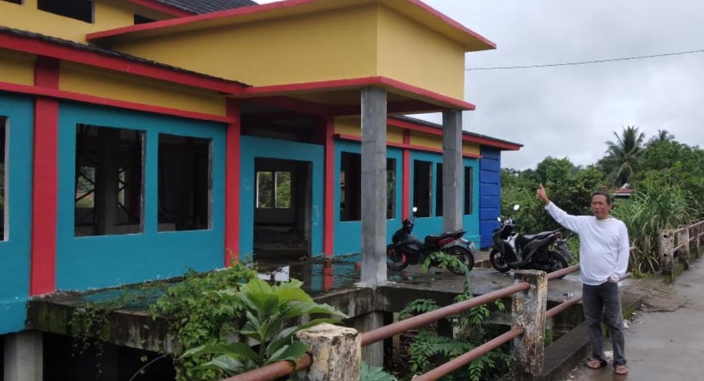 GSG Desa Gunung Megang Dalam Diduga Mangkrak