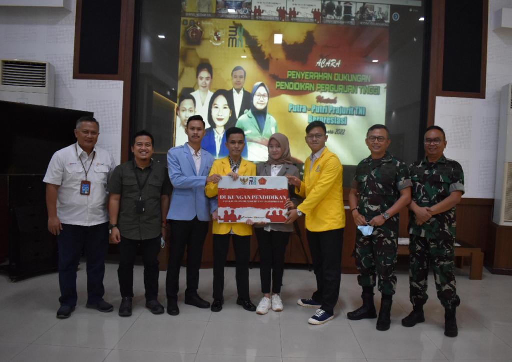 Pertamina Foundation Bantu Pendidikan 82 Anak Prajurit TNI Sumsel dan Papua