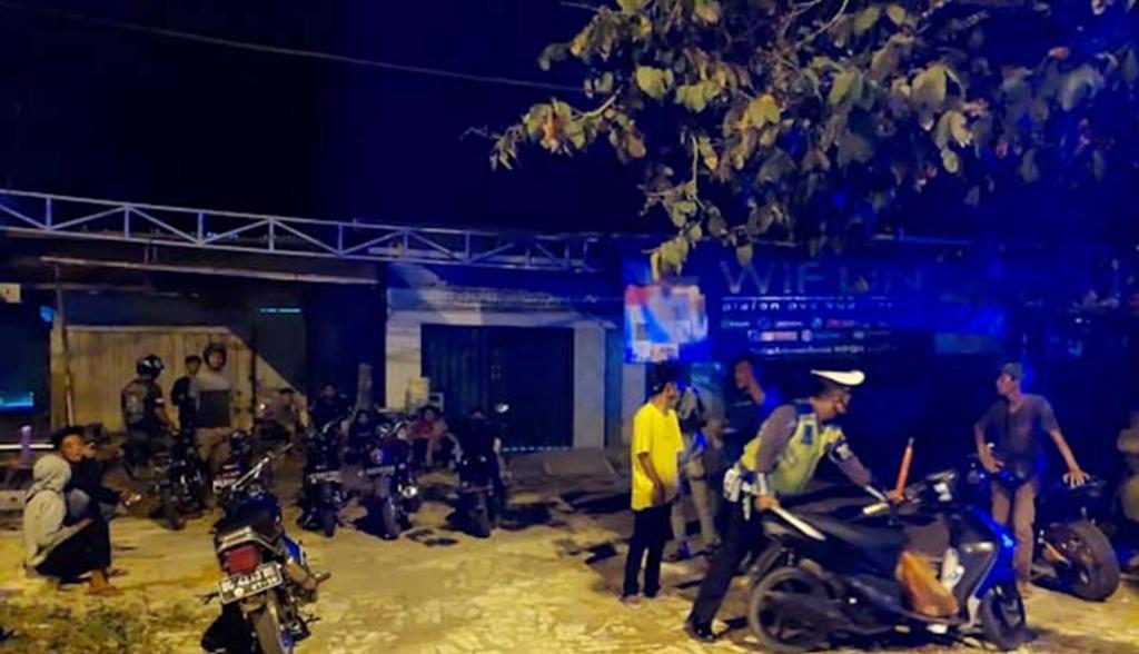 Belasan Sepeda Motor Modifikasi hingga Berknalpot Brong Disita Polisi