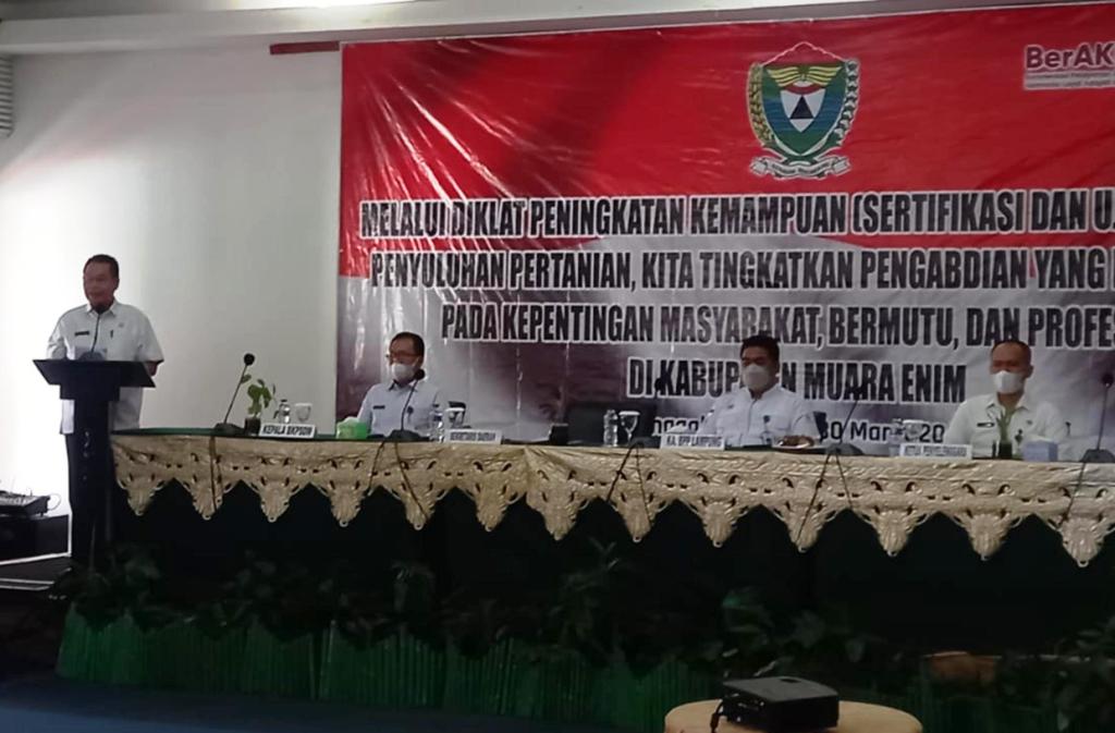 Pemkab Muara Enim Tingkatkan Mutu Penyuluh Pertanian