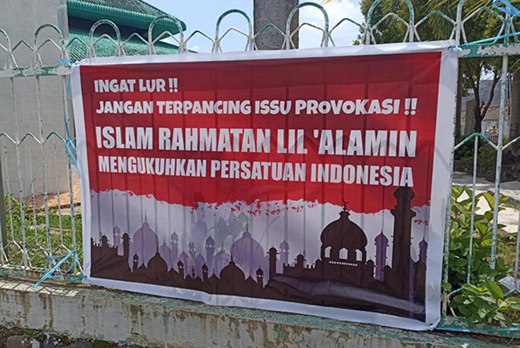 Spanduk Imbauan Jelang Bulan Suci Ramadan 1443 H