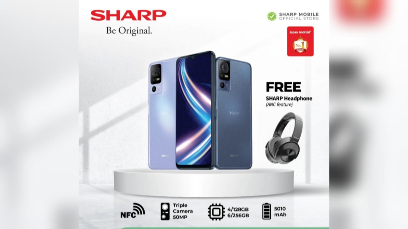 HP Sharp Aquos V6 5G dan Aquos V7 Tawarkan Spek Ok, Coba Bersaing di Pasar Smartphone
