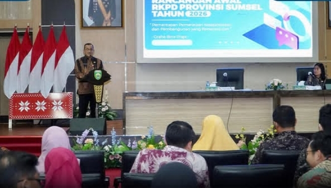 Sekda Buka Forum Konsultasi Publik RKPD Provinsi Sumsel Tahun 2026