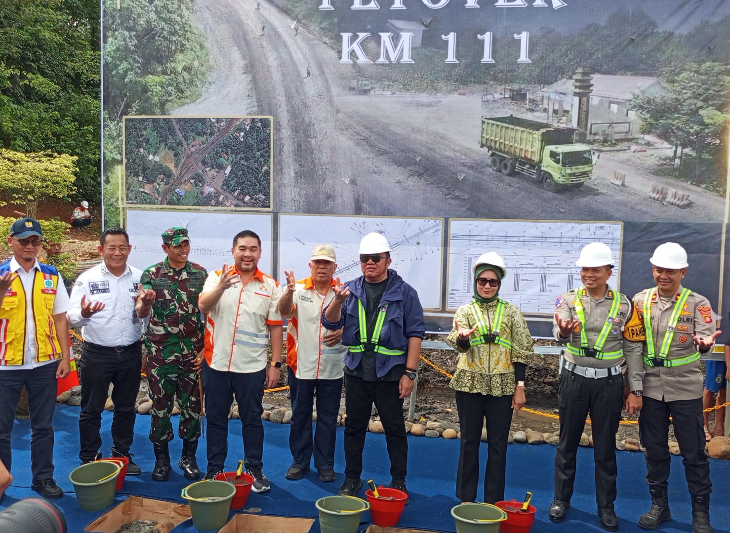 Groundbreaking Flyover Km 111, Aksi Nyata dalam Penataan Angkutan Batu Bara di Sumsel