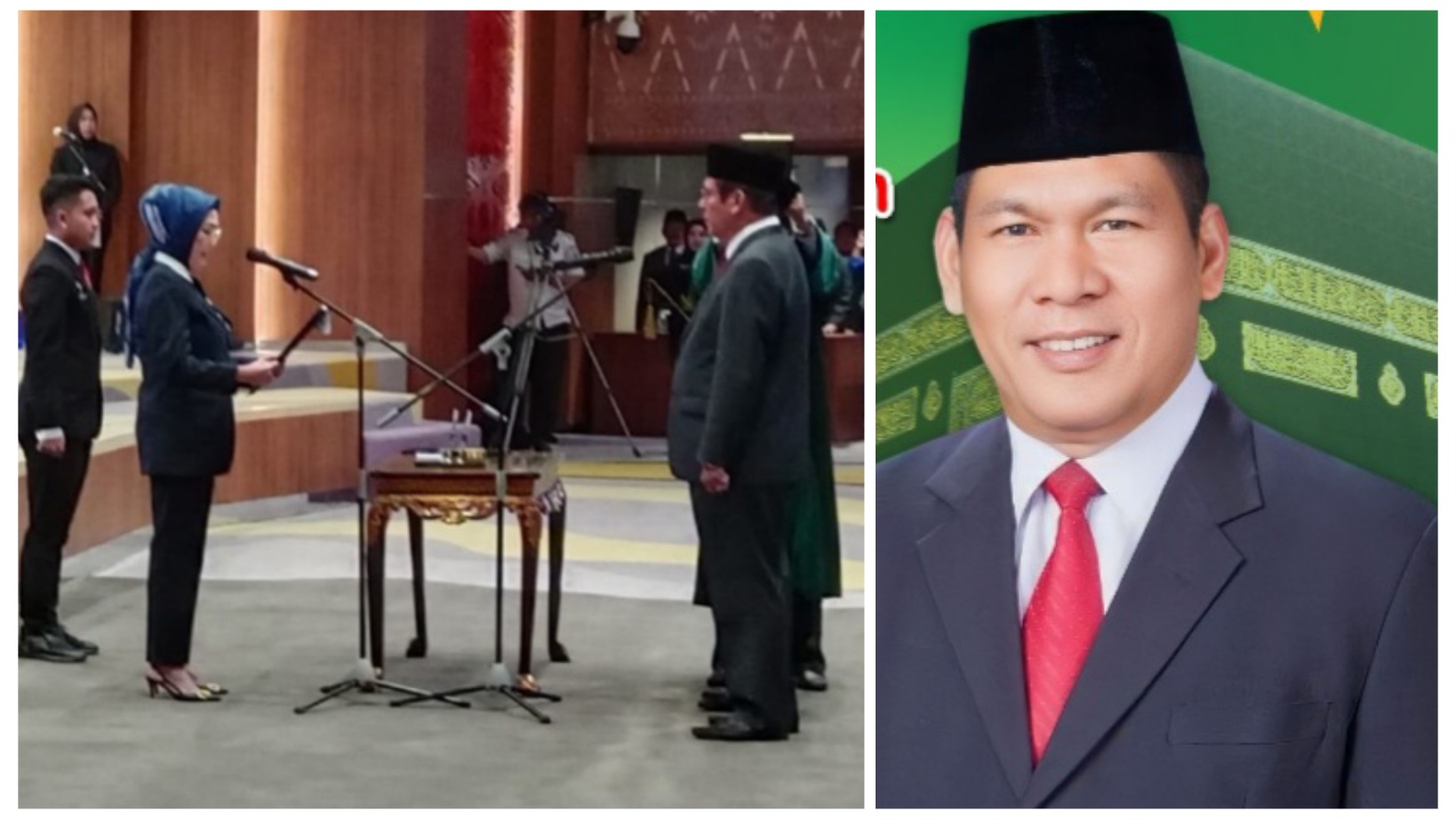 H Nurul Aman, Mantan Wabub Muara Enim 2 Periode Resmi Dilantik Jadi Anggota DPRD Sumsel