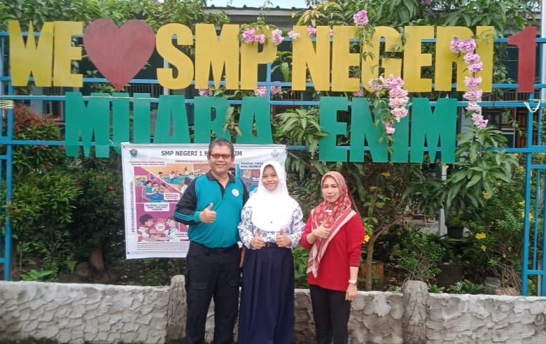 Wow, Suatu Kebanggaan Siswa SMPN 1 Muara Enim Sabet Juara Nasional, Ini Orangnya