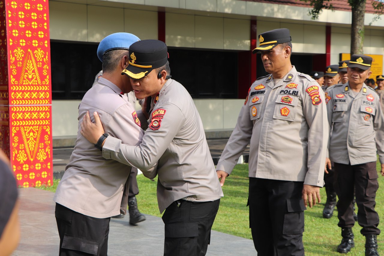 Pengabdian Tuntas, Kompol Alatas Resmi Purnabakti