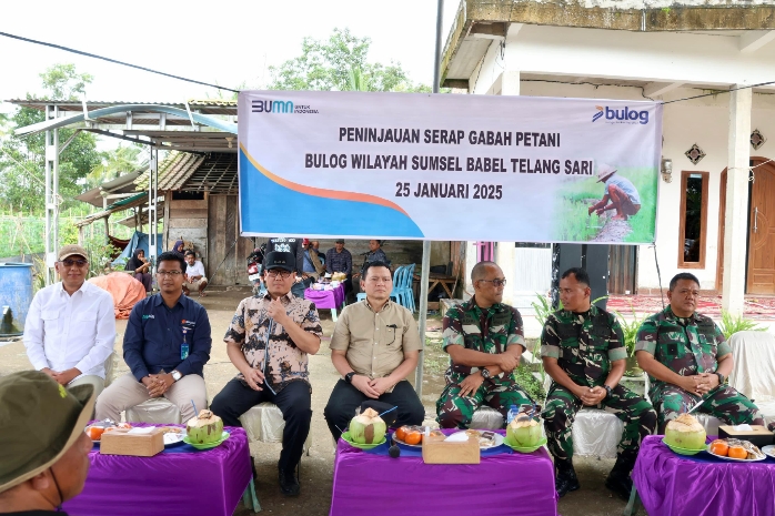 Pj Gubernur Sumsel Harapkan Bulog Maksimalkan Penyerapan Gabah Petani di Saat Puncak Panen Raya