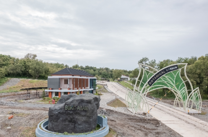 Wujudkan Kota Wisata, PT Bukit Asam Bangun Botanical Garden di Lahan Bekas Tambang