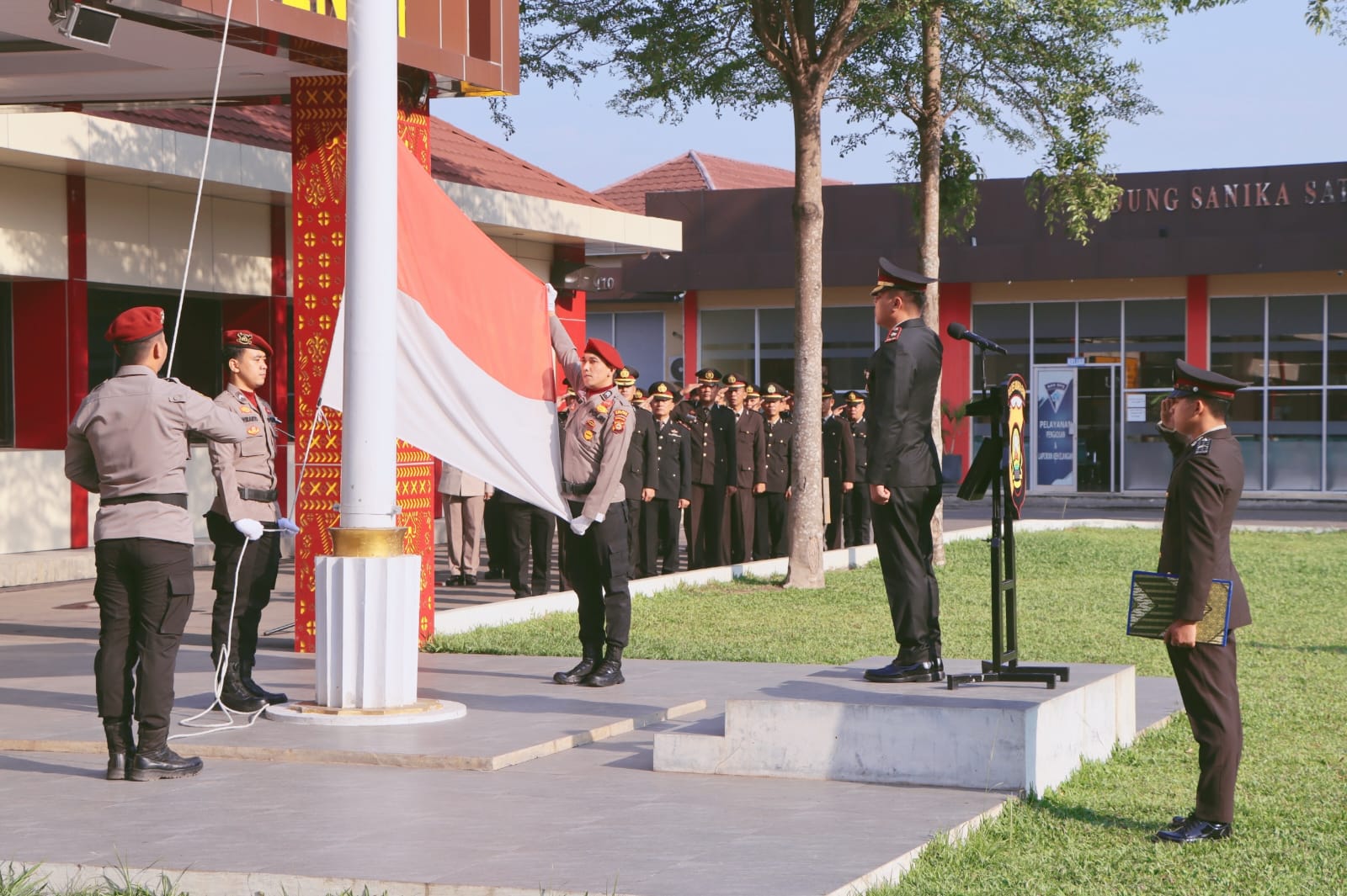 Polres Muara Enim Peringati Hari Sumpah Pemuda, Wujudkan Semangat Bersatu untuk Indonesia Raya