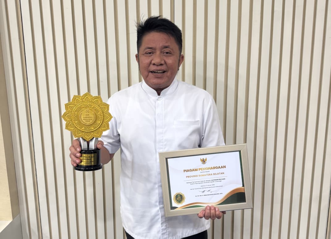 Sumsel Raih Penghargaan UHC Nasional, Gubernur Herman Deru: Bukti Nyata Keberhasilan Program 'Sumsel Berkat'