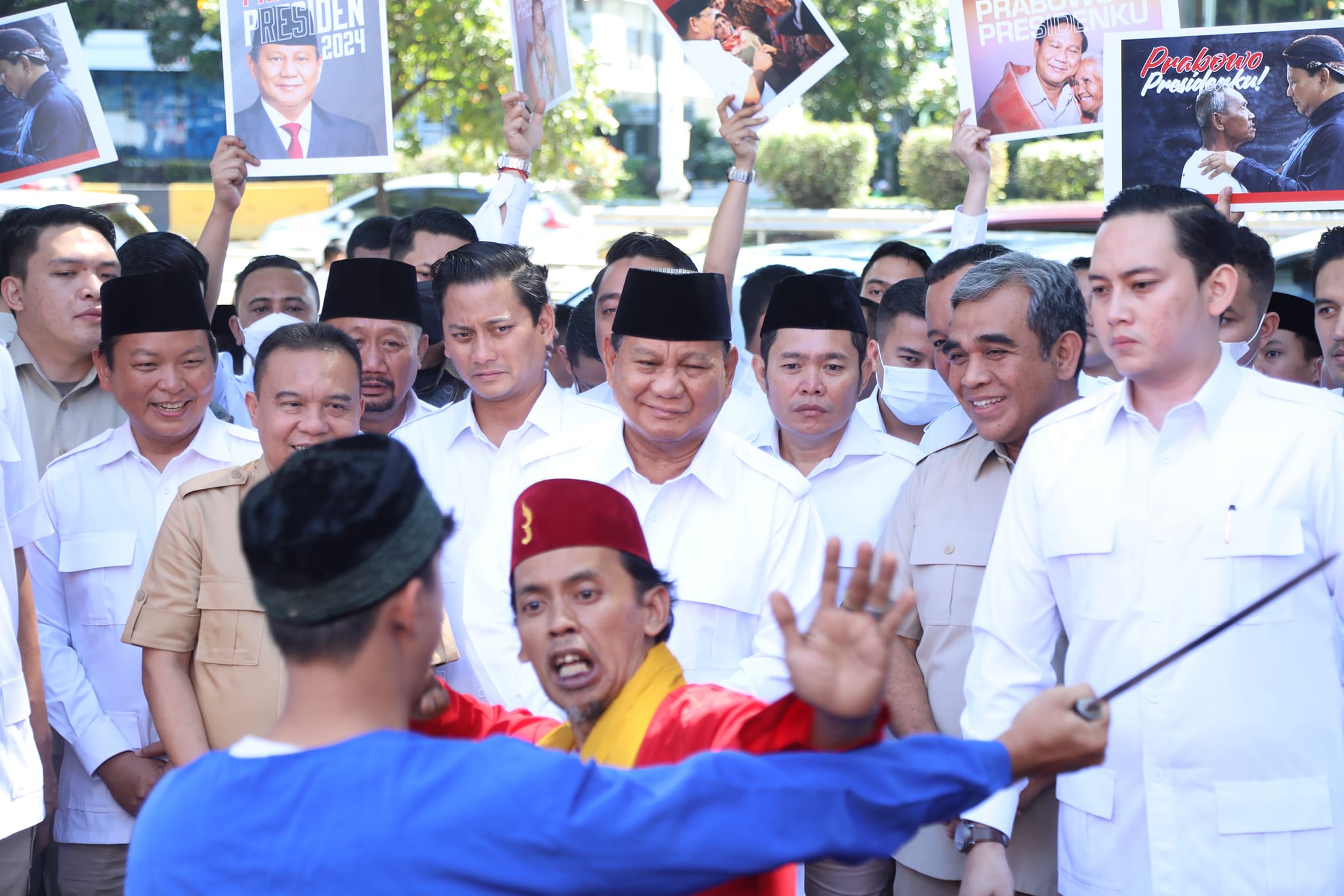 Prabowo Resmikan Kantor Pemenangan Presiden