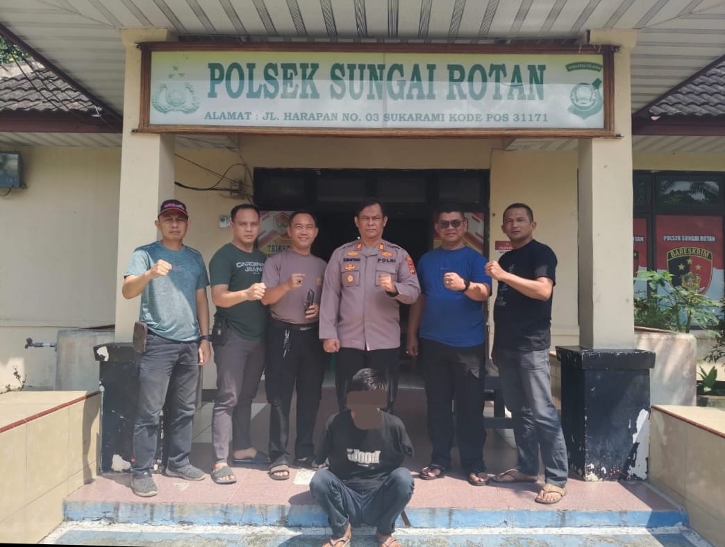 DPO Pencurian Hand Traktor Diringkus Tim Suro Polsek Sungai Rotan