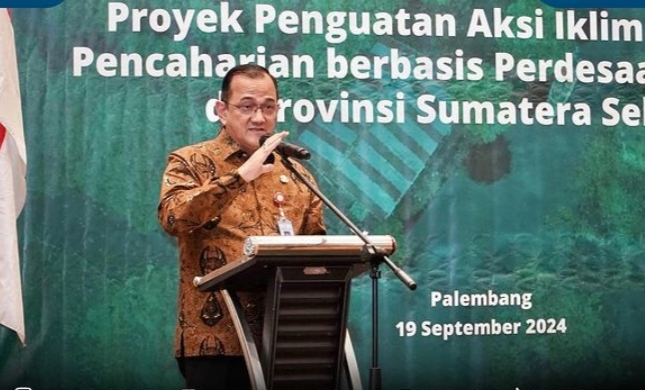 Sekda Sumsel Hadiri Kick Off Meeting Proklim