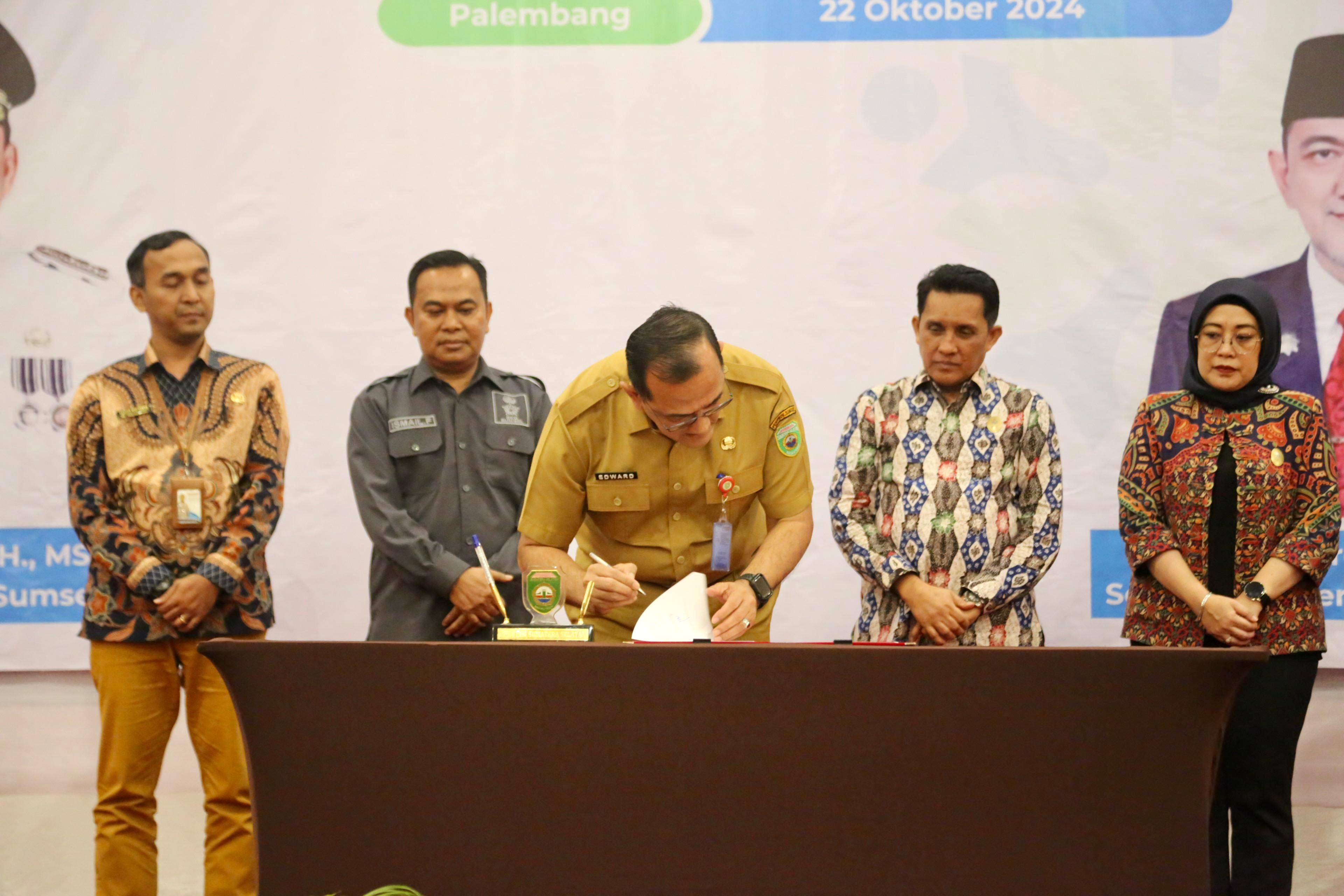 Pemprov Bersama Kabupaten Kota Se-Sumsel Tingkatkan Kualitas Kepegawaian Melalui Sistem Merit