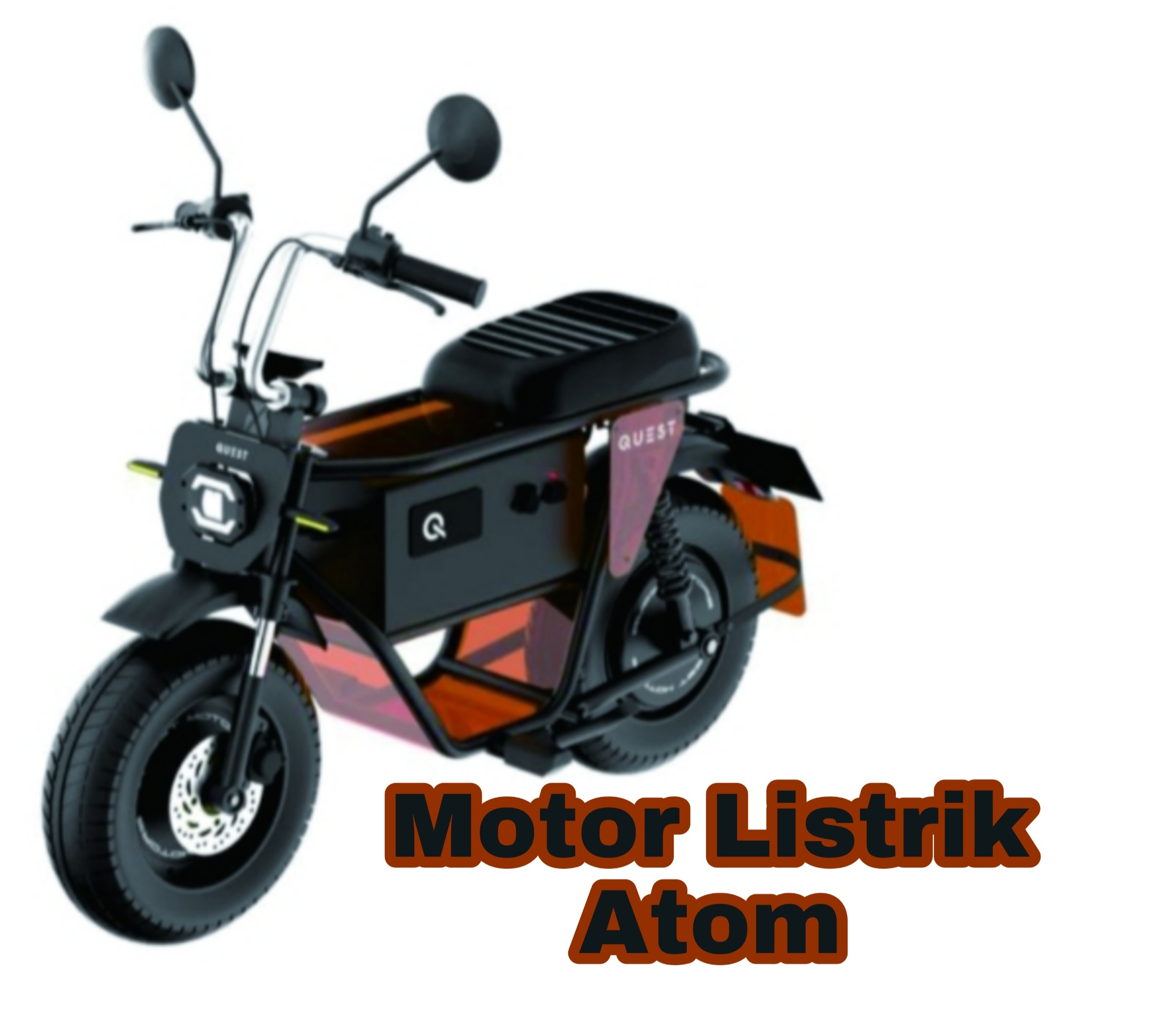 Unik Pasti Menarik, Motor Listrik Atom Ini Bisa Dibeli Harga Subsidi, Murah Banget Bro!